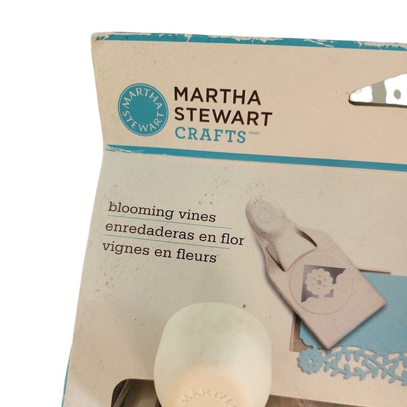 Martha Stewart Border Punches Blooming Vines Punch Around The Page Large Set of2 - Picture 7 of 8